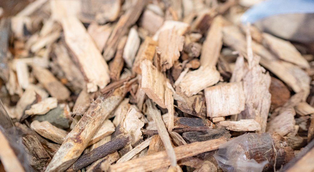 Holzspäne des Unternehmens Synkraft
