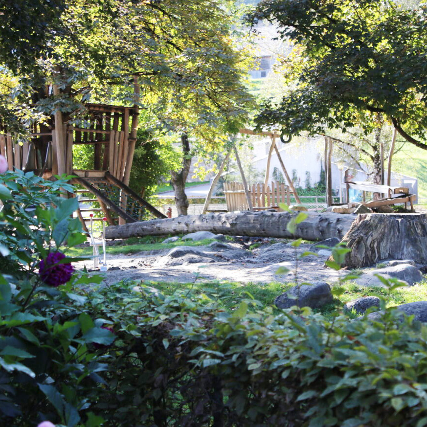 Naturnahe Spielplatzgestaltung in Frastanz