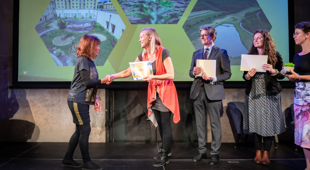 Der Adapterra Award wird an Böheimkirchen übergeben.