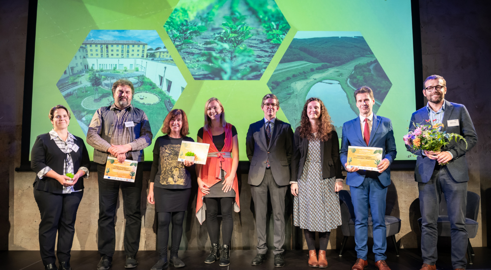 Die Preisträger:innen der grenzüberschreitenden Adapterra Awards.