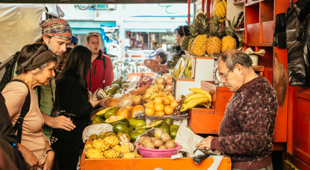 Obstmarkt in Bogotá